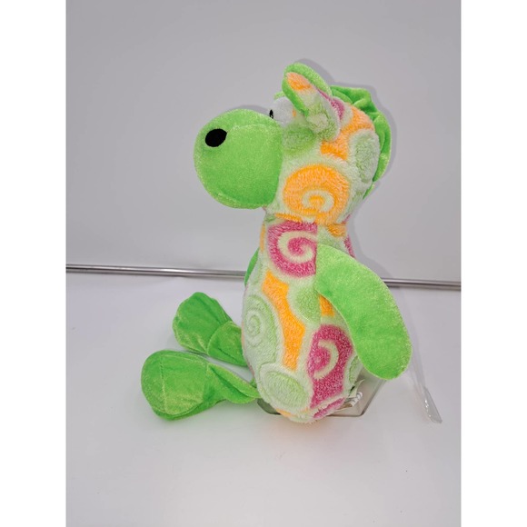 Rare Colorway Emerald Toy Lime green Orange Pink Giraffe - Picture 3 of 7